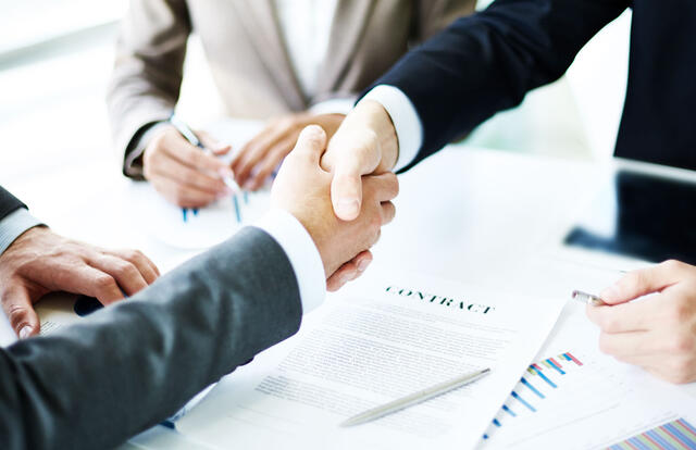 Accountant and client